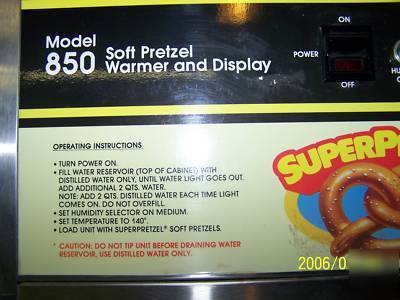 Pretzel machine ( humidified super pretzel) 