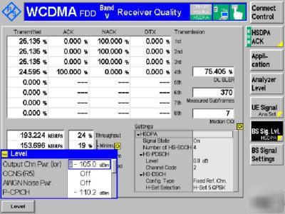 Rohde & schwarz CMU200 (gsm/gprs/edge/wcdma B1 - B9)