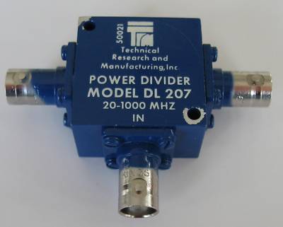 Technical research DL207 2-way power divider no 