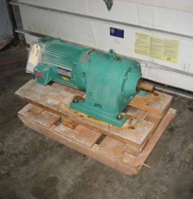 Two(2) 7.5 hp 1745 rpm u.s. mototrs gear reduced drives