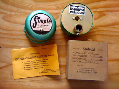 General purpose vacuum pressure switch 2 lb. diff.