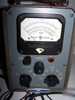 Hewlett packard vacuum tube voltmeter model 410B