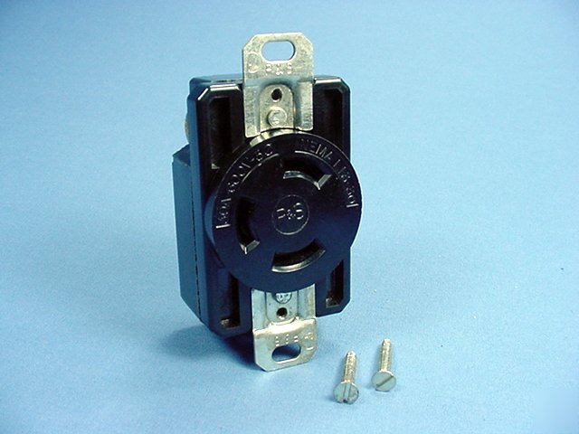 Leviton L13-30 locking outlet receptacle 30A 600V 3Ã¸