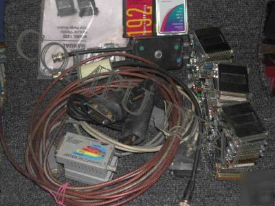Lot network cables, connectors and adapters, other.
