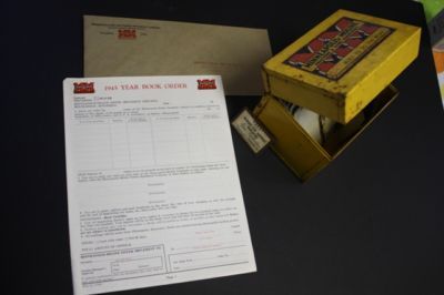 Minneapolis moline *index card file,order form,envelope