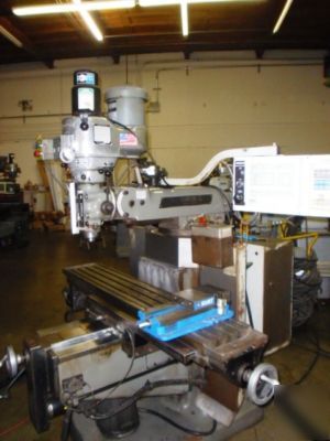 1996 bridgeport series ii ez-trak dx manual/cnc mill 