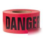 Barricade tape red, blk let.(danger do enter) 4MLX300'
