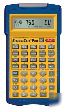 Calculated industries 5065 electricalc pro