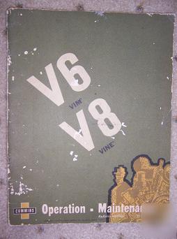 Cummins V6 vim V8 vine diesel engine manual o