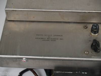 Headway research photoresist spinner spin coater