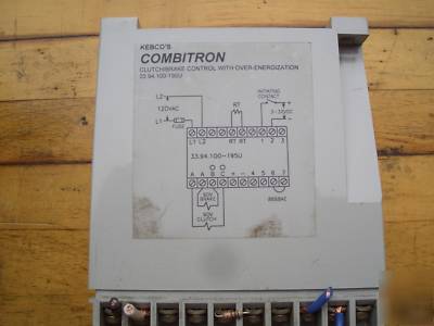 Kebco (keb america) 09.10.37X-095U clutch/brake system