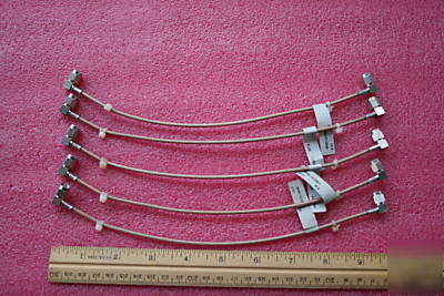New 4) 10 in coaxial cable RG316 w/ sma male connectors
