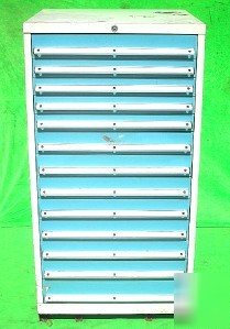 13-drawer steel tool tooling storage cabinet 28X28X54.5