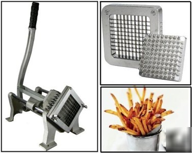 3/8 delux steel commercial french fry potato cutter