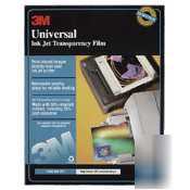 3M ink jet transparency film 8-1/2IN x 11IN |1 box|