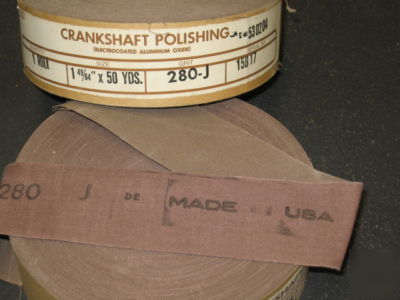 50 yard rolls sanding cloth/paper aluminum oxide/emery