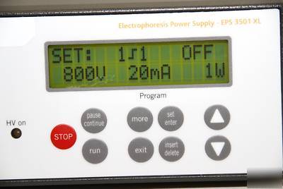 Amersham biosciences eps 3501 xl electrophoresis ge
