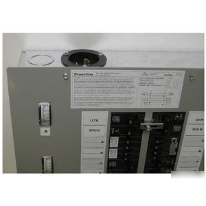 Gentran 301060 powerstay 30 amp manual transfer switch 