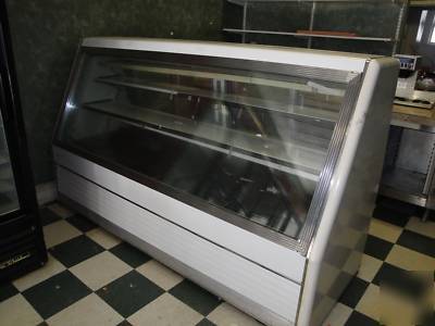 1950's(?) 8' refrigerated deli case - works great 