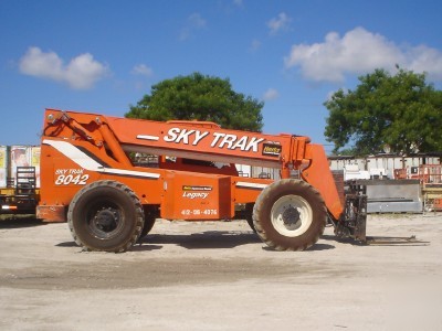 2005 skytrack 8042 telehandler telescopic forklift
