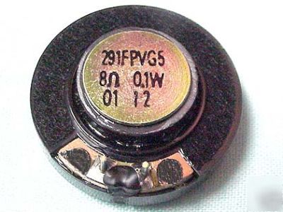 (3) mini 8 Ï‰ water resistant mylar speakers, 29 mm dia