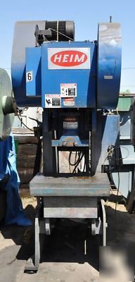 70 ton heim obi press, mdl. 7A-obi-bg, s/n 2527 