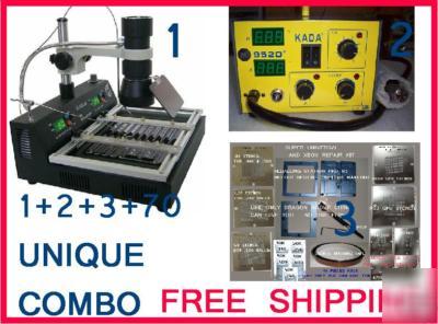 952D+ soldering station t-870A welder RBSN3 bga combo