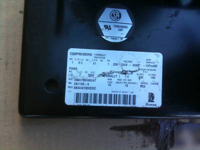 AKA9470EXDXC - 1 hp tecumseh condensing unit compressor