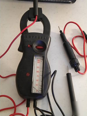 Amprobe model rs-3 rotary scale clamp-on analog meter