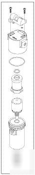 Apollo dental compressors coalescing filter assembly