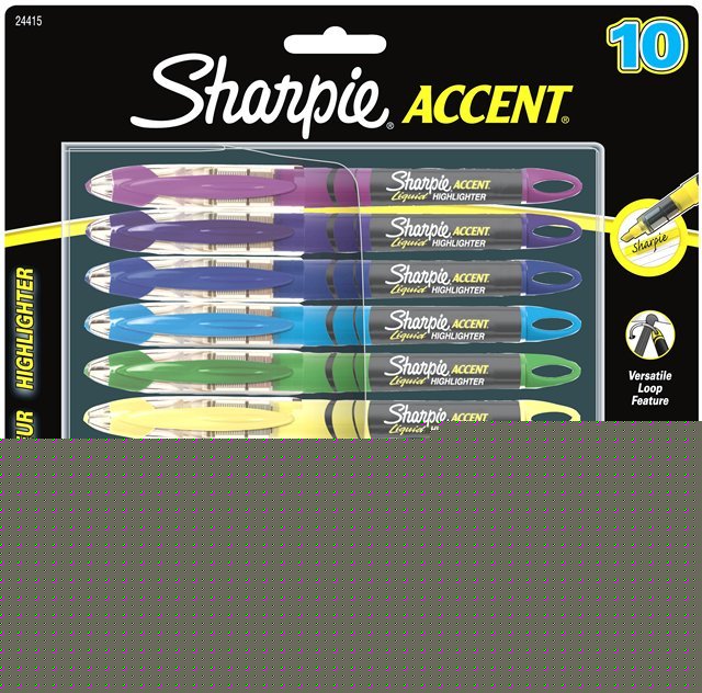 10 color sharpie liquid pen style highlighters sanford