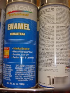 2-12OZ duplicolor pro acrylic enamals chrome alluminum