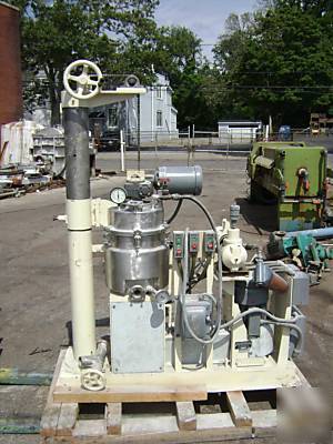 5 gallon abbe dispersall mixer - s/s - vac - jkt #6729