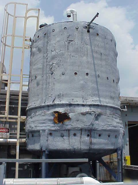 5800 gallon stainless steel tank insulated & jacketed