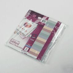 Avery 74160 protect n tab clear sheet protectors 6 sets