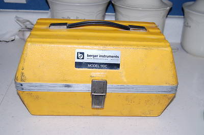 Berger instruments model 110C 110 level survey transit 