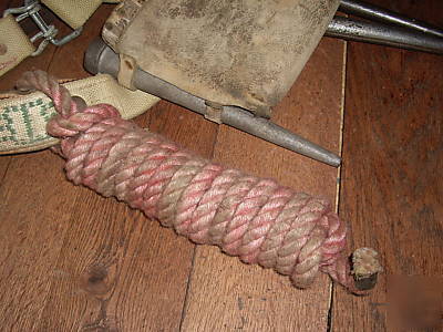 Bethlehem steel tool belt spud wrench scabbard ironwork