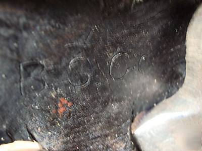 Bethlehem steel tool belt spud wrench scabbard ironwork