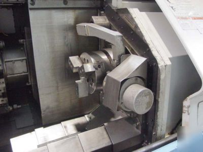 Cnc lathe turning center dual spindles mazak dual 20 