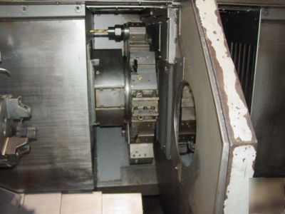 Cnc lathe turning center dual spindles mazak dual 20 