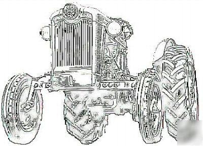Ford naa 600 800 2000 4000 tractor manual set cd