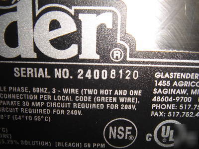 Glastender gt-24 glass washer excellent condition 