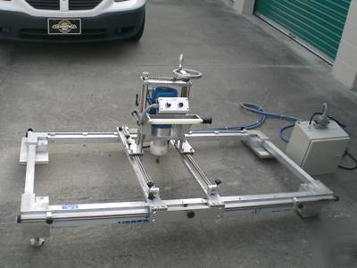Granite stone router & sink cutout machine