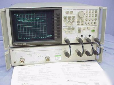 Hp 8753B/85047A 6 ghz network analyzer w/opt 6 &10 wcal