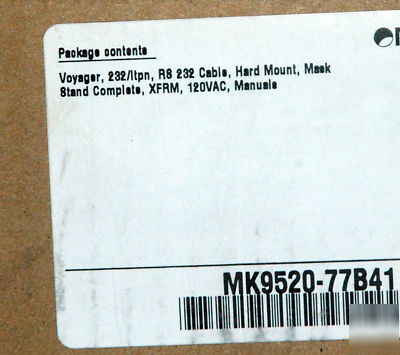 Metrologic MS9520 voyager bar code scanner MK9520-77B41