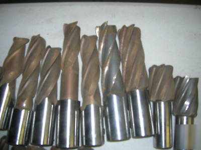 Milling cutters (various sizes inc. 1 1/4