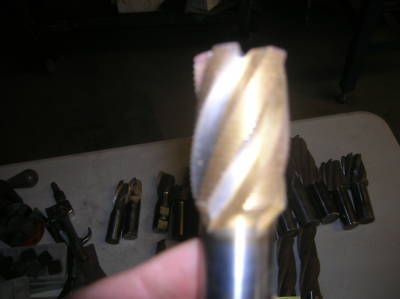 Milling cutters (various sizes inc. 1 1/4