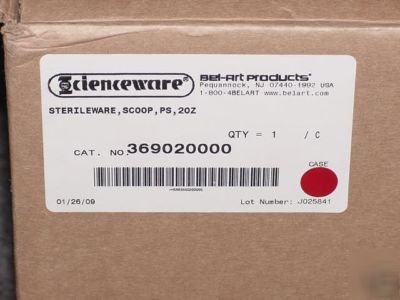 New 10 - scienceware bel-art 369020000 scoop polystrene 