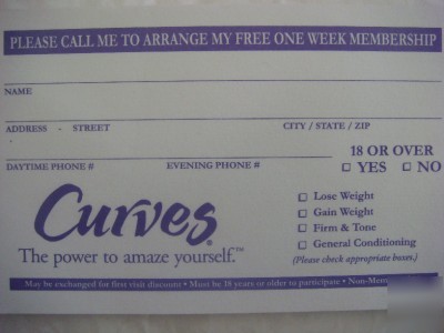 New curves for women 29 lead pads customers
