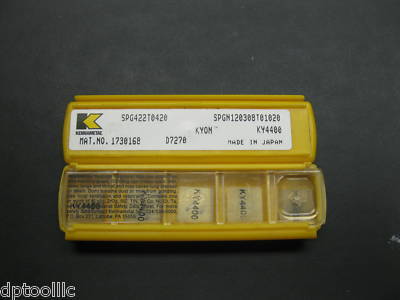 New kennametal spg 422 KY4400 ceramic inserts 9PC ** **